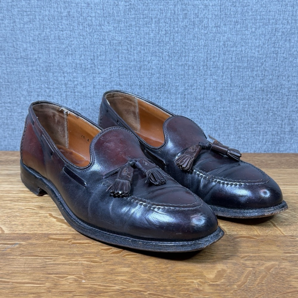 Alden Brooks Brothers 772 Color 8 Shell Cordovan Tassel Loafers Shoes Men's 10 A